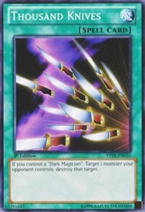 Thousand Knives (YSYR-EN031) - Starter Deck: Yugi Reloaded Unlimited Starter Deck: Yugi Reloaded Yugioh Single  Squirtle Squad Card Shop.