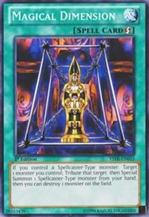 Magical Dimension (YSYR-EN033) - Starter Deck: Yugi Reloaded Unlimited Starter Deck: Yugi Reloaded Yugioh Single  Squirtle Squad Card Shop.