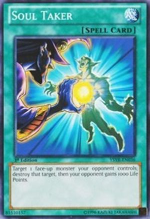 Soul Taker (YSYR-EN036) - Starter Deck: Yugi Reloaded 1st Edition Starter Deck: Yugi Reloaded Yugioh Single  Squirtle Squad Card Shop.