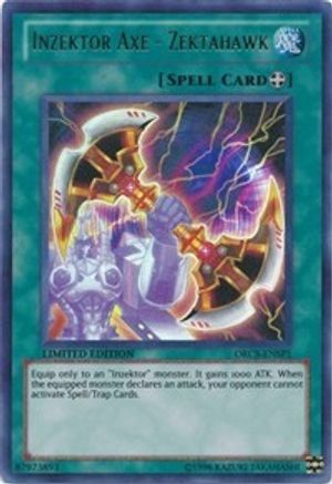 Inzektor Axe - Zektahawk (ORCS-ENSP1) (ORCS-ENSP1) - Order of Chaos Limited Order of Chaos Yugioh Single  Squirtle Squad Card Shop.