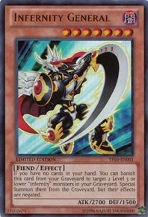 Infernity General (YF03-EN001) - Yu-Gi-Oh! 5D's Manga Promotional Cards Limited Yu-Gi-Oh! 5D's Manga Promotional Cards Yugioh Single  Squirtle Squad Card Shop.