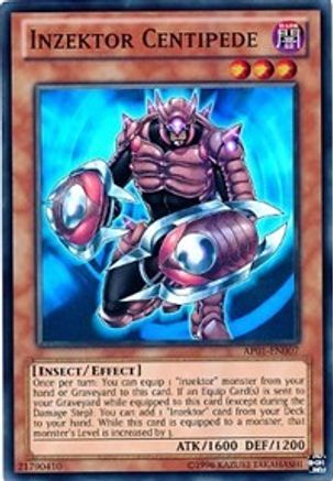 Inzektor Centipede (AP01-EN007) - Astral Pack 1 Unlimited Astral Pack 1 Yugioh Single  Squirtle Squad Card Shop.