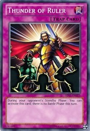 Thunder of Ruler (AP01-EN023) - Astral Pack 1 Unlimited Astral Pack 1 Yugioh Single  Squirtle Squad Card Shop.