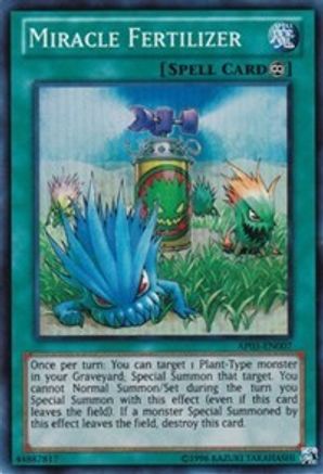Miracle Fertilizer (AP03-EN007) - Astral Pack 3 Unlimited Astral Pack 3 Yugioh Single  Squirtle Squad Card Shop.