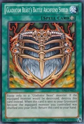 Gladiator Beast's Battle Archfiend Shield (AP03-EN022) - Astral Pack 3 Unlimited Astral Pack 3 Yugioh Single  Squirtle Squad Card Shop.