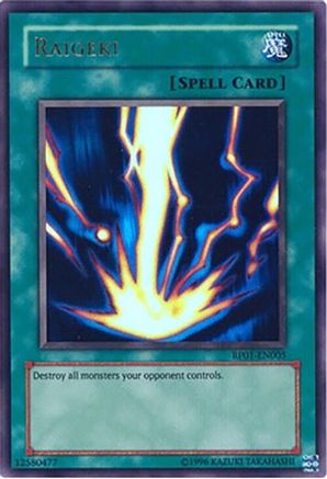 Raigeki (RP01-EN005) - Retro Pack Unlimited Retro Pack Yugioh Single  Squirtle Squad Card Shop.