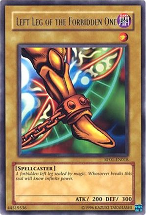 Left Leg of the Forbidden One (RP01-EN018) - Retro Pack Unlimited Retro Pack Yugioh Single  Squirtle Squad Card Shop.