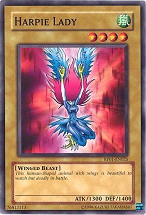 Harpie Lady (RP01-EN025) - Retro Pack Unlimited Retro Pack Yugioh Single  Squirtle Squad Card Shop.