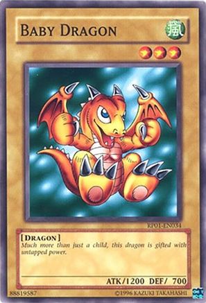 Baby Dragon (RP01-EN034) - Retro Pack Unlimited Retro Pack Yugioh Single  Squirtle Squad Card Shop.