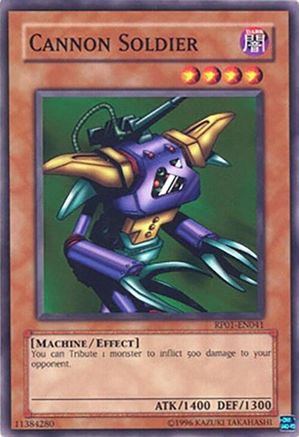 Cannon Soldier (RP01-EN041) - Retro Pack Unlimited Retro Pack Yugioh Single  Squirtle Squad Card Shop.