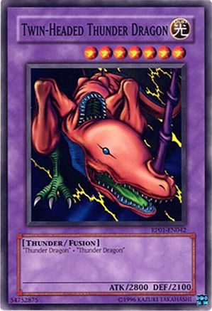 Twin-Headed Thunder Dragon (RP01-EN042) - Retro Pack Unlimited Retro Pack Yugioh Single  Squirtle Squad Card Shop.