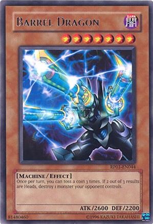 Barrel Dragon (RP01-EN044) - Retro Pack Unlimited Retro Pack Yugioh Single  Squirtle Squad Card Shop.