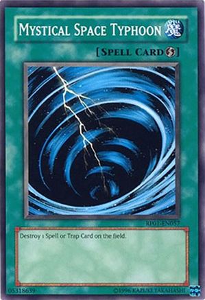 Mystical Space Typhoon (RP01-EN057) - Retro Pack Unlimited Retro Pack Yugioh Single  Squirtle Squad Card Shop.