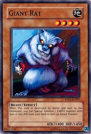 Giant Rat (RP01-EN067) - Retro Pack Unlimited Retro Pack Yugioh Single  Squirtle Squad Card Shop.