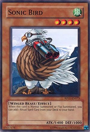 Sonic Bird (RP01-EN075) - Retro Pack Unlimited Retro Pack Yugioh Single  Squirtle Squad Card Shop.
