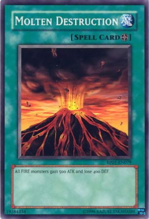 Molten Destruction (RP01-EN079) - Retro Pack Unlimited Retro Pack Yugioh Single  Squirtle Squad Card Shop.