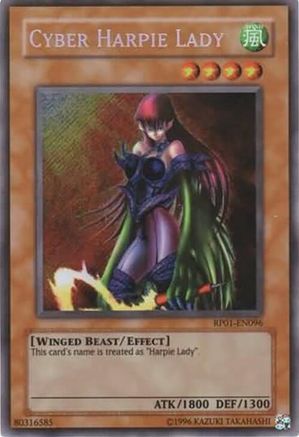 Cyber Harpie Lady (RP01-EN096) - Retro Pack Unlimited Retro Pack Yugioh Single  Squirtle Squad Card Shop.