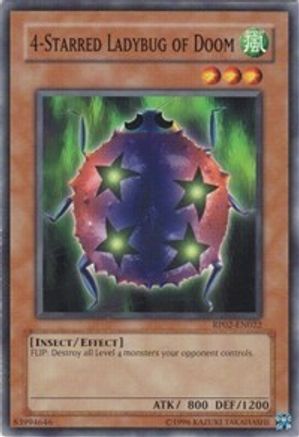 4-Starred Ladybug of Doom (RP02-EN022) - Retro Pack 2 Unlimited Retro Pack 2 Yugioh Single  Squirtle Squad Card Shop.