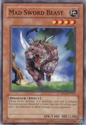 Mad Sword Beast (RP02-EN023) - Retro Pack 2 Unlimited Retro Pack 2 Yugioh Single  Squirtle Squad Card Shop.