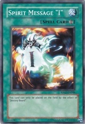 Spirit Message "I" (RP02-EN046) - Retro Pack 2 Unlimited Retro Pack 2 Yugioh Single  Squirtle Squad Card Shop.