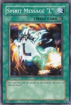 Spirit Message "L" (RP02-EN049) - Retro Pack 2 Unlimited Retro Pack 2 Yugioh Single  Squirtle Squad Card Shop.