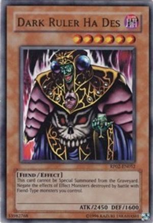 Dark Ruler Ha Des (RP02-EN052) - Retro Pack 2 Unlimited Retro Pack 2 Yugioh Single  Squirtle Squad Card Shop.