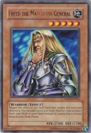 Freed the Matchless General (RP02-EN054) - Retro Pack 2 Unlimited Retro Pack 2 Yugioh Single  Squirtle Squad Card Shop.