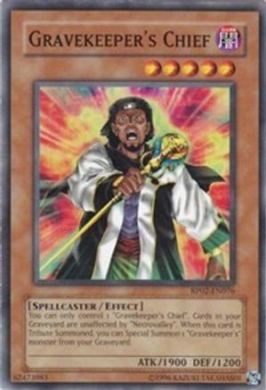 Gravekeeper's Chief (RP02-EN076) - Retro Pack 2 Unlimited Retro Pack 2 Yugioh Single  Squirtle Squad Card Shop.