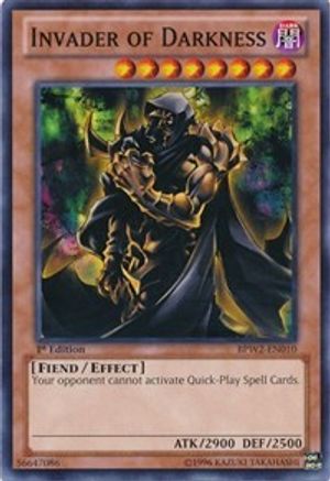 Invader of Darkness (BPW2-EN010) - Battle Pack 2: War of the Giants Round 2 1st Edition Battle Pack 2: War of the Giants Round 2 Yugioh Single  Squirtle Squad Card Shop.