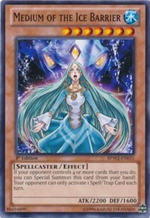 Medium of the Ice Barrier (BPW2-EN031) - Battle Pack 2: War of the Giants Round 2 1st Edition Battle Pack 2: War of the Giants Round 2 Yugioh Single  Squirtle Squad Card Shop.