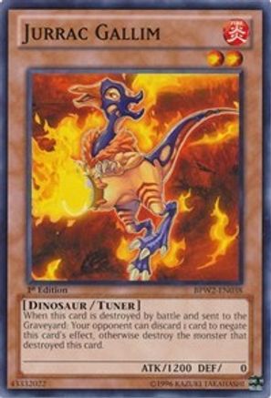 Jurrac Gallim (BPW2-EN038) - Battle Pack 2: War of the Giants Round 2 1st Edition Battle Pack 2: War of the Giants Round 2 Yugioh Single  Squirtle Squad Card Shop.