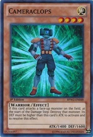 Cameraclops (BPW2-EN048) - Battle Pack 2: War of the Giants Round 2 1st Edition Battle Pack 2: War of the Giants Round 2 Yugioh Single  Squirtle Squad Card Shop.