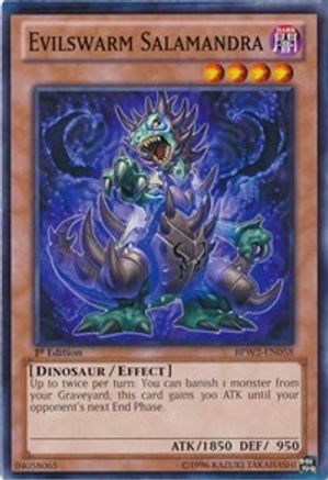 Evilswarm Salamandra (BPW2-EN058) - Battle Pack 2: War of the Giants Round 2 1st Edition Battle Pack 2: War of the Giants Round 2 Yugioh Single  Squirtle Squad Card Shop.