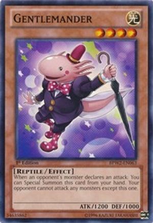 Gentlemander (BPW2-EN063) - Battle Pack 2: War of the Giants Round 2 1st Edition Battle Pack 2: War of the Giants Round 2 Yugioh Single  Squirtle Squad Card Shop.