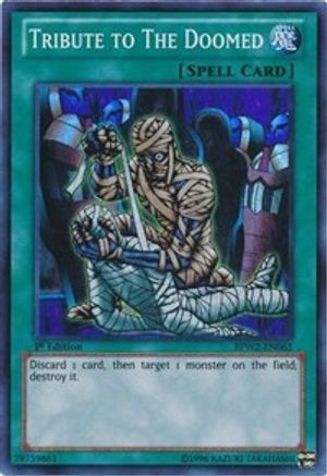 Tribute to The Doomed (BPW2-EN065) - Battle Pack 2: War of the Giants Round 2 1st Edition Battle Pack 2: War of the Giants Round 2 Yugioh Single  Squirtle Squad Card Shop.