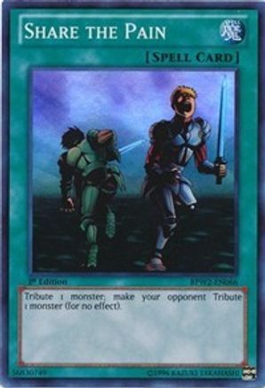 Share the Pain (BPW2-EN066) - Battle Pack 2: War of the Giants Round 2 1st Edition Battle Pack 2: War of the Giants Round 2 Yugioh Single  Squirtle Squad Card Shop.