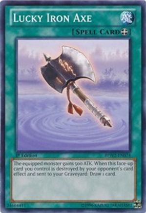 Lucky Iron Axe (BPW2-EN074) - Battle Pack 2: War of the Giants Round 2 1st Edition Battle Pack 2: War of the Giants Round 2 Yugioh Single  Squirtle Squad Card Shop.