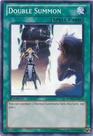Double Summon (BPW2-EN075) - Battle Pack 2: War of the Giants Round 2 1st Edition Battle Pack 2: War of the Giants Round 2 Yugioh Single  Squirtle Squad Card Shop.