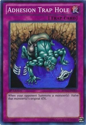 Adhesion Trap Hole (BPW2-EN083) - Battle Pack 2: War of the Giants Round 2 1st Edition Battle Pack 2: War of the Giants Round 2 Yugioh Single  Squirtle Squad Card Shop.