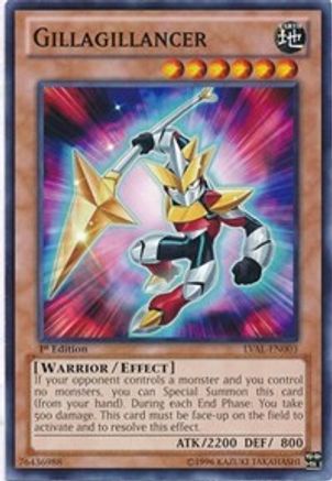 Gillagillancer (LVAL-EN003) - Legacy of the Valiant 1st Edition Legacy of the Valiant Yugioh Single  Squirtle Squad Card Shop.