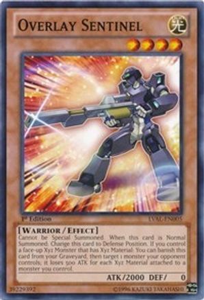 Overlay Sentinel (LVAL-EN005) - Legacy of the Valiant Unlimited Legacy of the Valiant Yugioh Single  Squirtle Squad Card Shop.