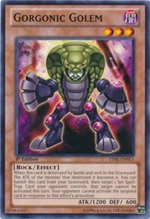 Gorgonic Golem (LVAL-EN011) - Legacy of the Valiant 1st Edition Legacy of the Valiant Yugioh Single  Squirtle Squad Card Shop.