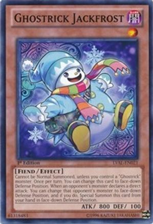 Ghostrick Jackfrost (LVAL-EN021) - Legacy of the Valiant 1st Edition Legacy of the Valiant Yugioh Single  Squirtle Squad Card Shop.