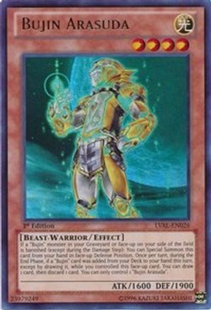 Bujin Arasuda (LVAL-EN026) - Legacy of the Valiant Unlimited Legacy of the Valiant Yugioh Single  Squirtle Squad Card Shop.