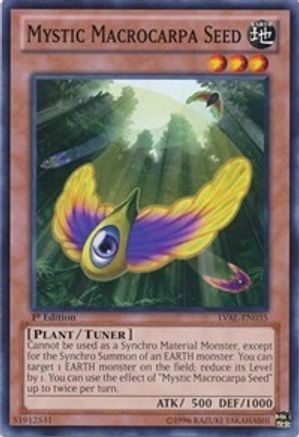 Mystic Macrocarpa Seed (LVAL-EN035) - Legacy of the Valiant Unlimited Legacy of the Valiant Yugioh Single  Squirtle Squad Card Shop.