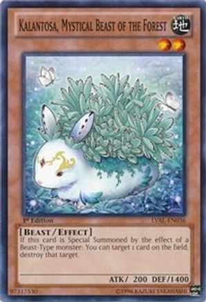 Kalantosa, Mystical Beast of the Forest (LVAL-EN036) - Legacy of the Valiant 1st Edition Legacy of the Valiant Yugioh Single  Squirtle Squad Card Shop.