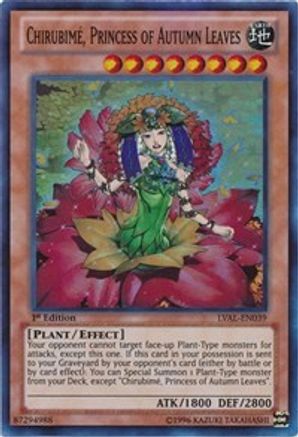 Chirubime, Princess of Autumn Leaves (LVAL-EN039) - Legacy of the Valiant 1st Edition Legacy of the Valiant Yugioh Single  Squirtle Squad Card Shop.