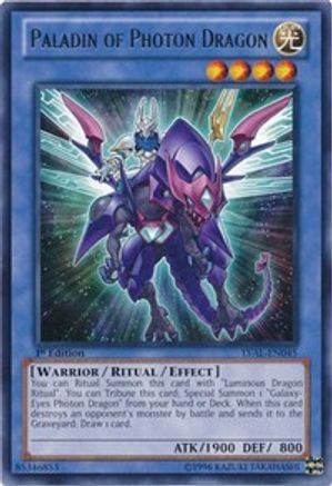 Paladin of Photon Dragon (LVAL-EN045) - Legacy of the Valiant Unlimited Legacy of the Valiant Yugioh Single  Squirtle Squad Card Shop.