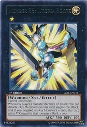 Number 39: Utopia Roots (LVAL-EN048) - Legacy of the Valiant 1st Edition Legacy of the Valiant Yugioh Single  Squirtle Squad Card Shop.