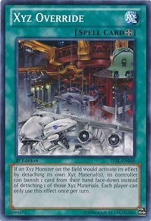Xyz Override (LVAL-EN068) - Legacy of the Valiant Unlimited Legacy of the Valiant Yugioh Single  Squirtle Squad Card Shop.